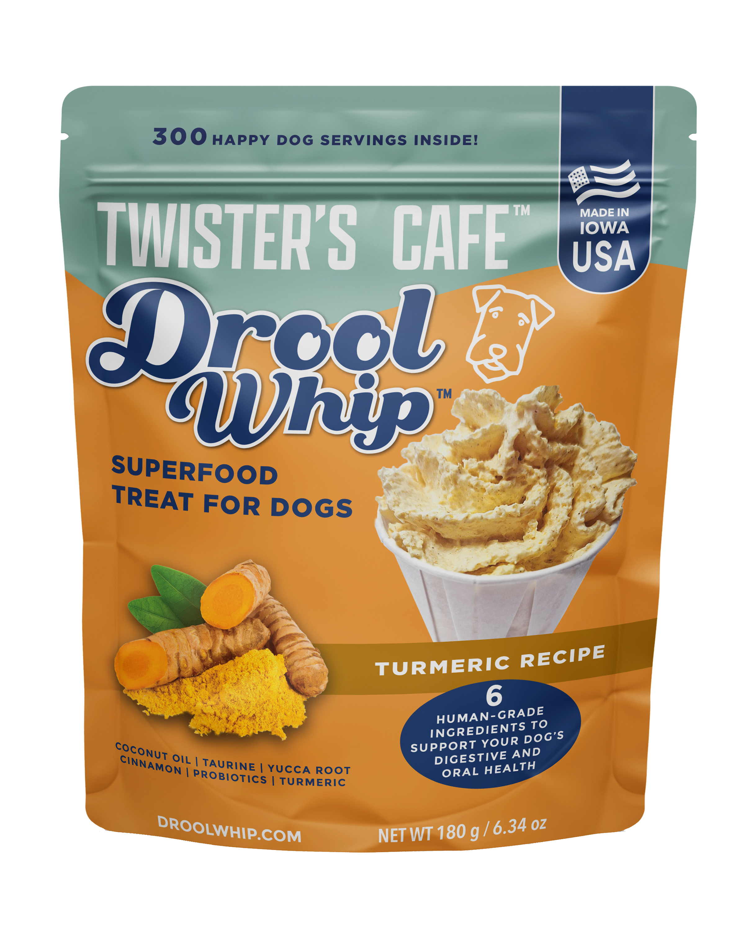 DroolWhip SuperFood Dog Treat, Food Topper