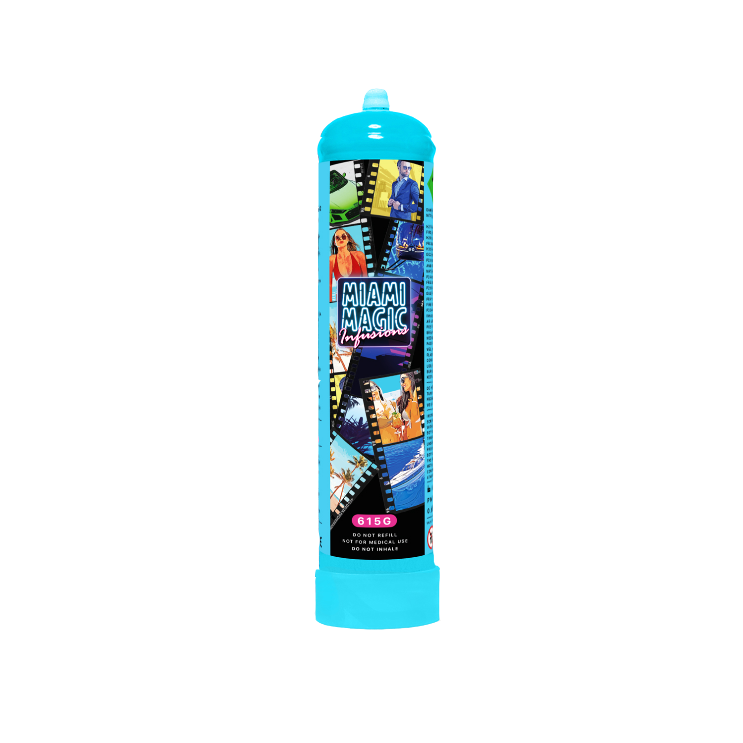 Miami Magic Infusions 615gg N2O Cannister X 1 | QuickWhipChargers Miami Magic Infusions 615gg N2O Cannister X 1 | QuickWhipChargers