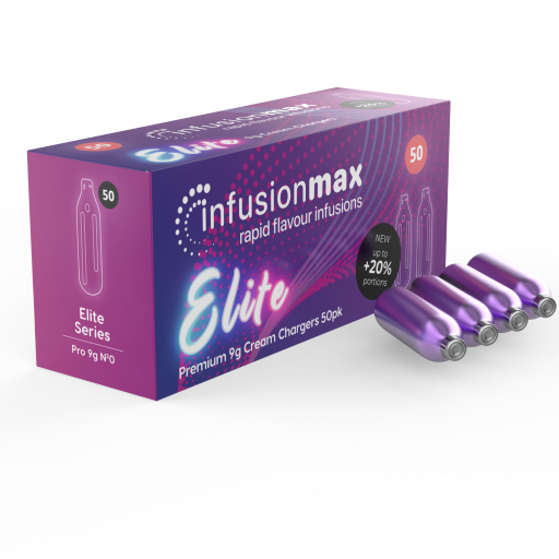 InfusionMax Elite 9g Cream Chargers - 50pks