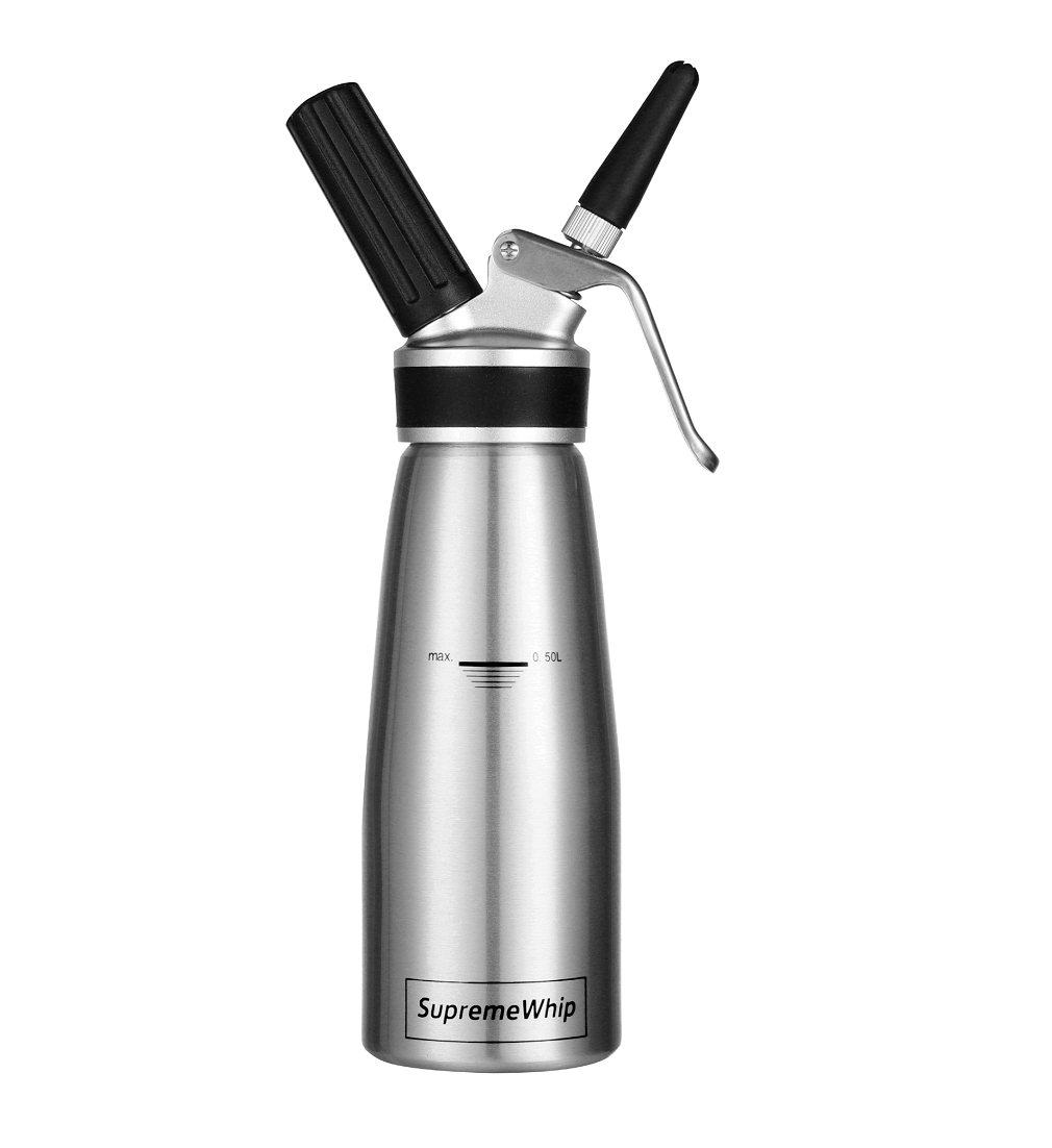 NEW 2021 SupremeWhip PRO Cream Dispenser 0.5L / 1 Pint – Silver –  QuickWhipChargers