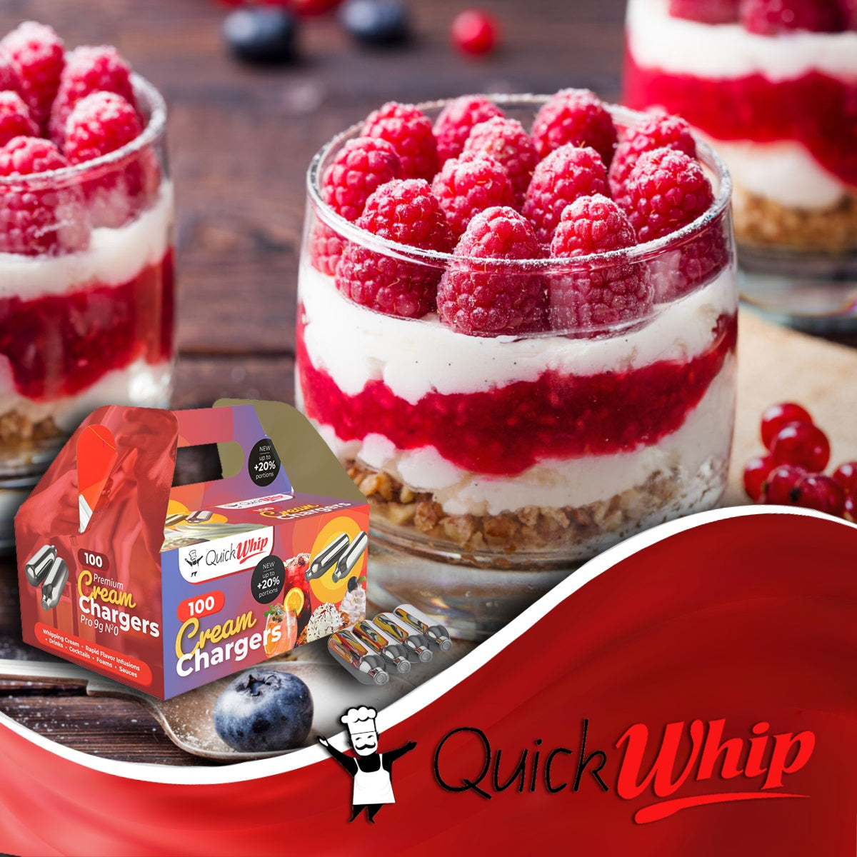 NEW 2022 QuickWhip PRO 9g! Cream Chargers - 100pks – QuickWhipChargers