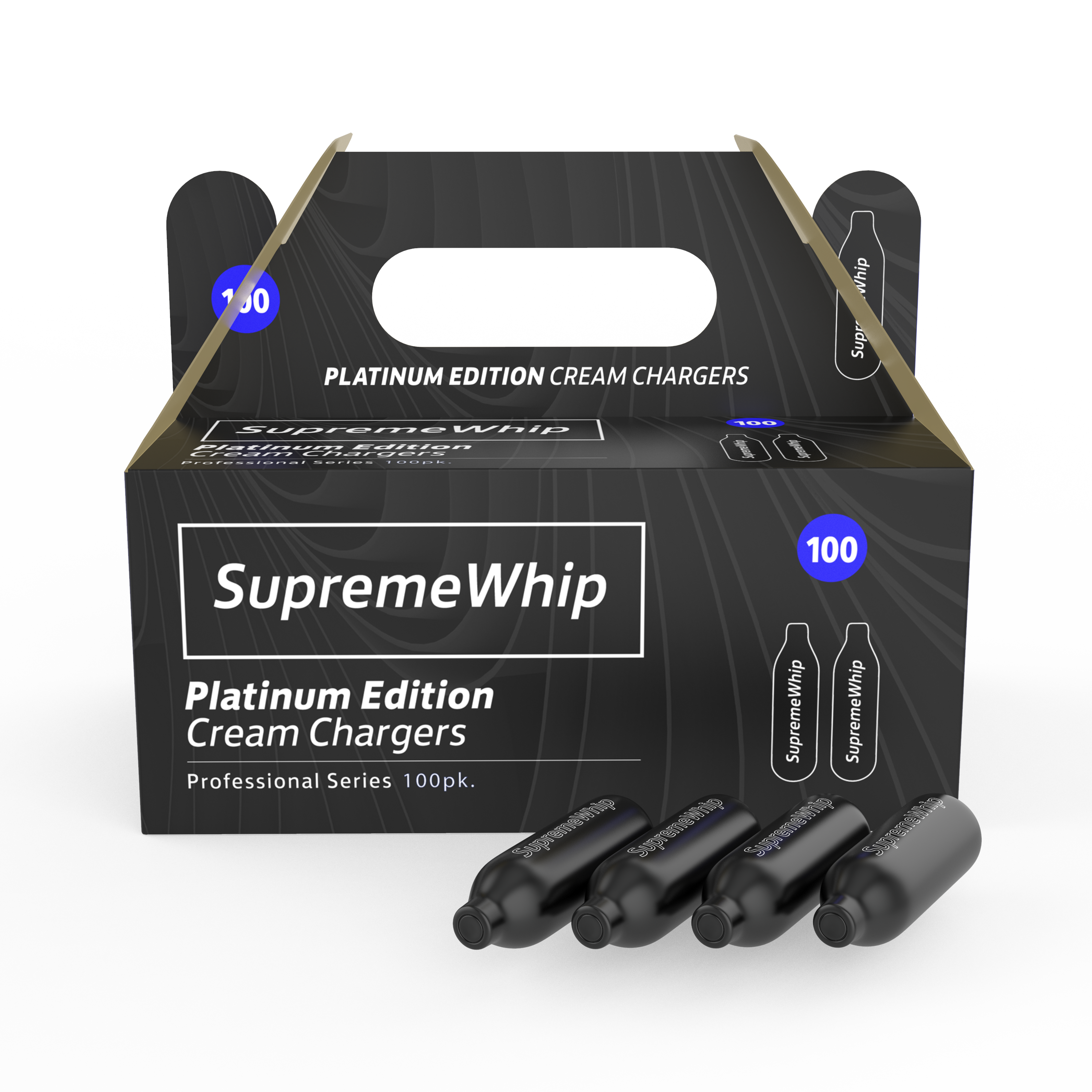 SupremeWhip Cream Chargers Platinum Edition -  8g - 100Pks