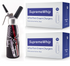 Starter Pack - SupremeWhip Cream Chargers – 96 - (4 x 24 Packs)  & 0.5L Skull Print Dispenser